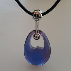 Crystal Pendant Necklace by Liuli Plux